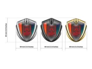 VW 3D Emblema Insignia Firme Chic Diseño